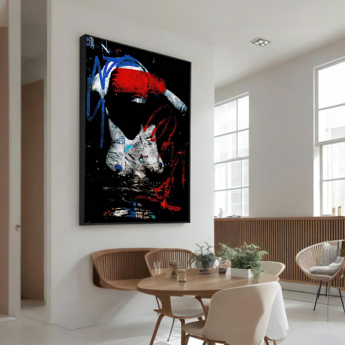 Abstract Urban Graffiti Art, Modern Home Decor