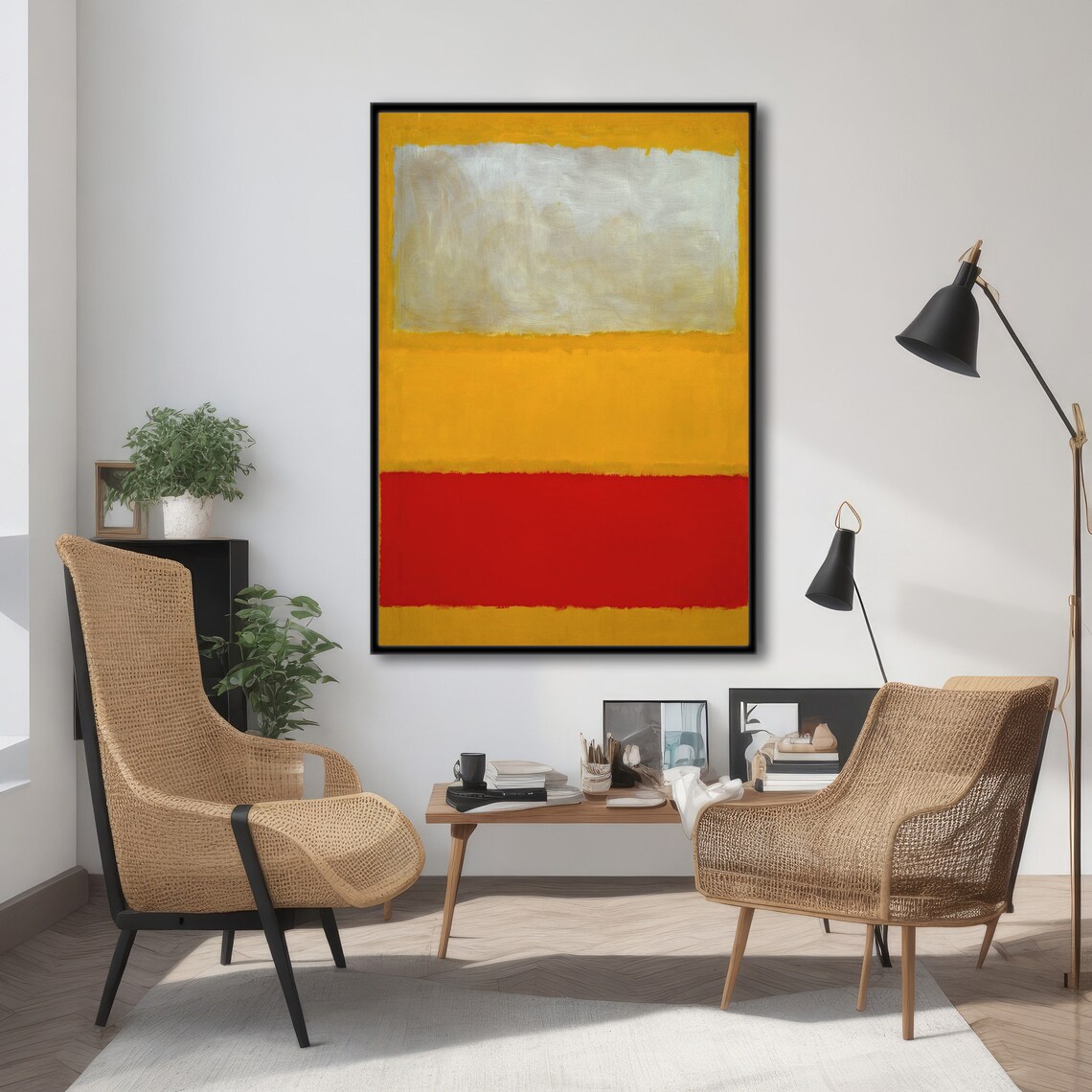 Mark Rothko Minimal Art, Contemporary Abstract Poster - Image 2