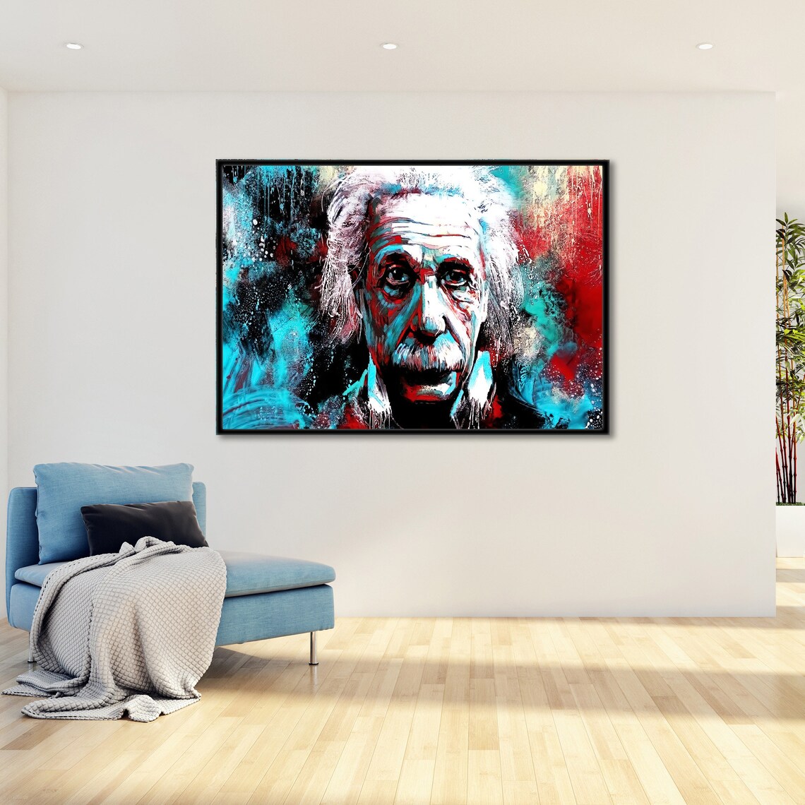 Albert Einstein Pop Art Print, Pop Culture Decor - Image 4