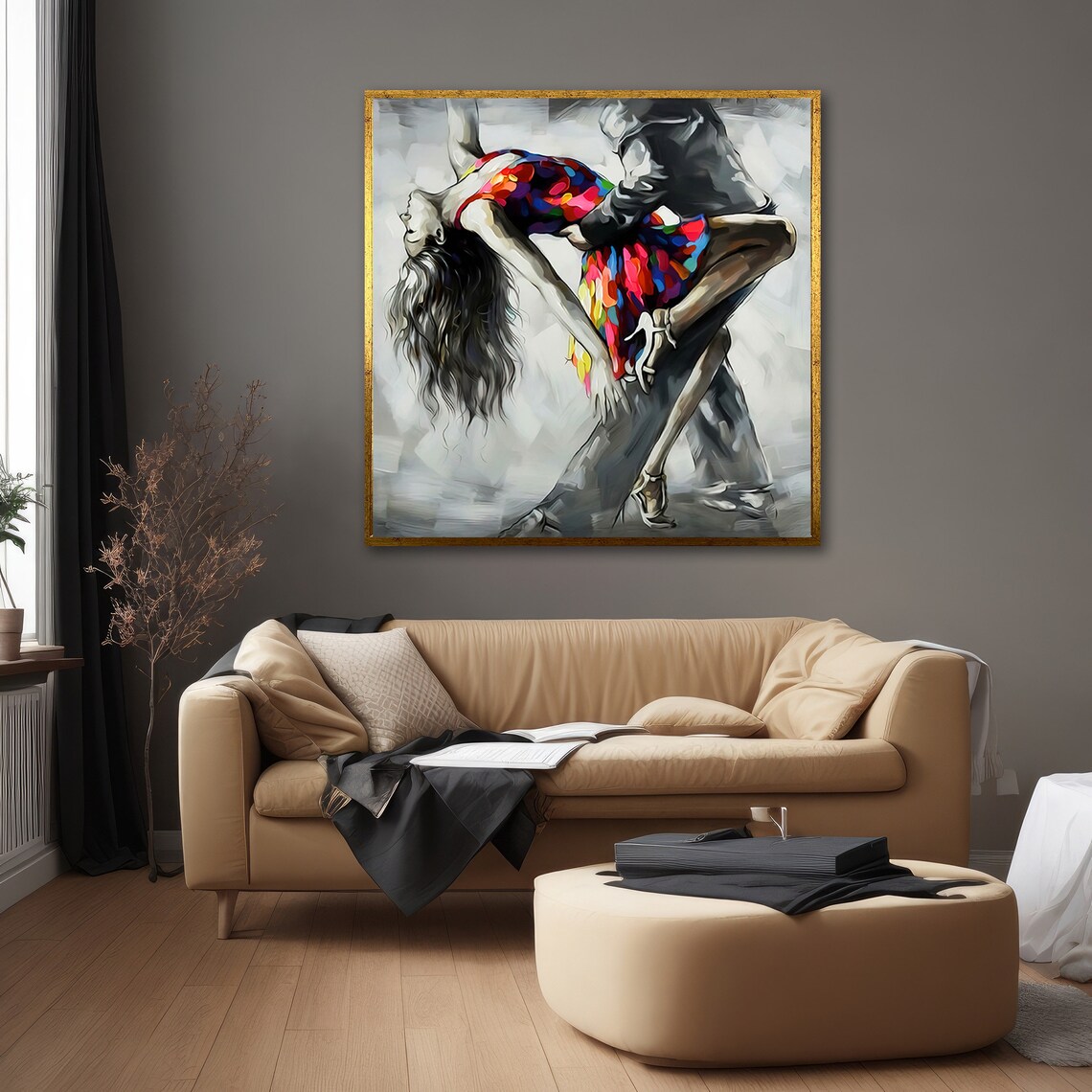 Passionate Tango Dance, Modern Home Decor Art Print - Image 5