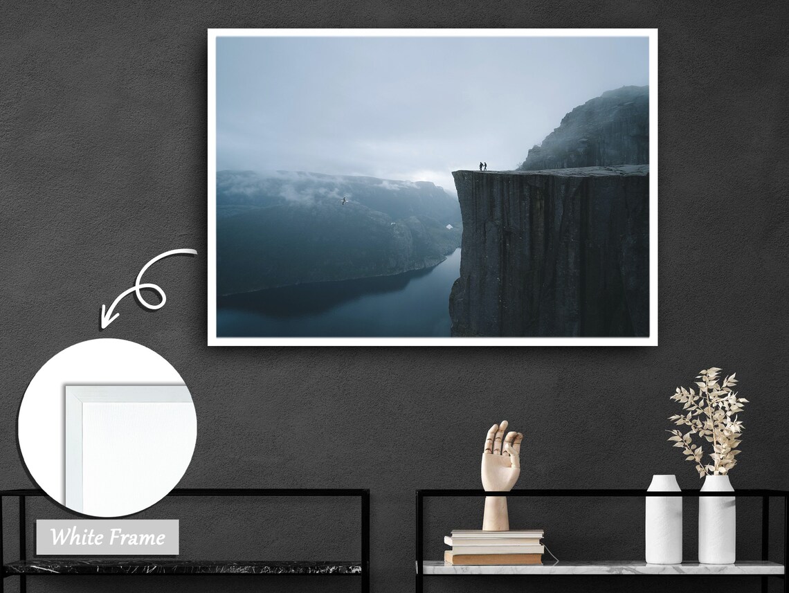 Majestic Cliff Landscape, Natural Wonder Art Print - Image 2