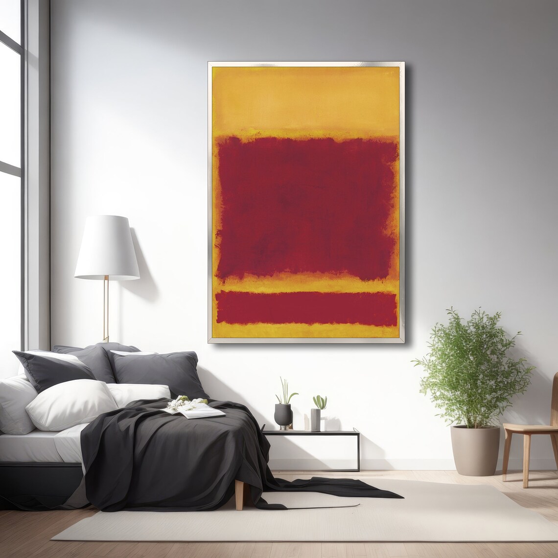 Mark Rothko Minimal Art, Contemporary Abstract - Image 4