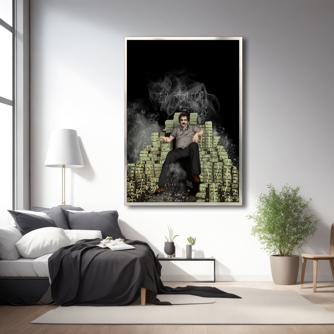 Power And Wealth, Modern Painting For Decor - Image 3