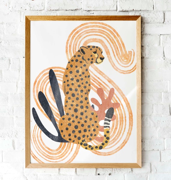 Leopard Abstract Wall Art