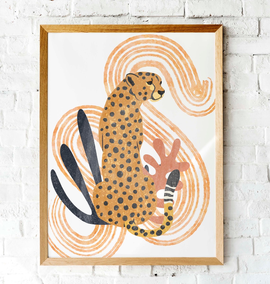 Leopard Abstract Wall Art