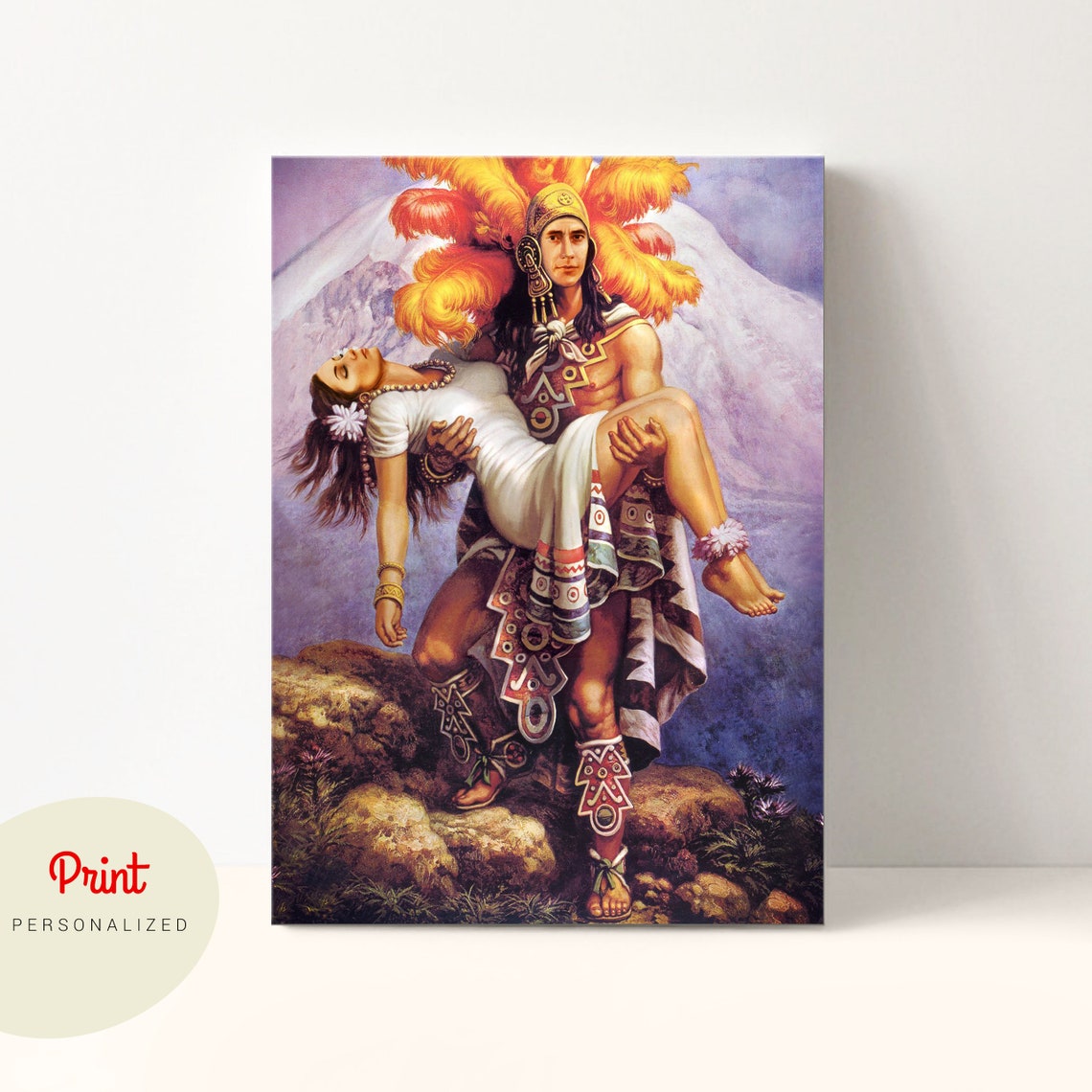 Custom Renaissance Mother and Child Portrait From Photo Royal Art Poster - Image 3