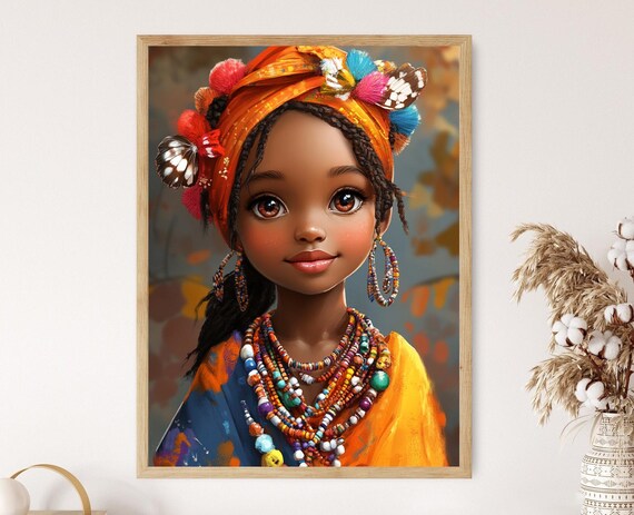 South African Xhosa Art Print Traditional Beads And Color