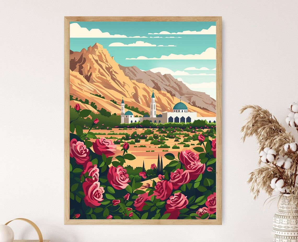 Taif Mountain Scenery And Rose Fields, Traditional Charm