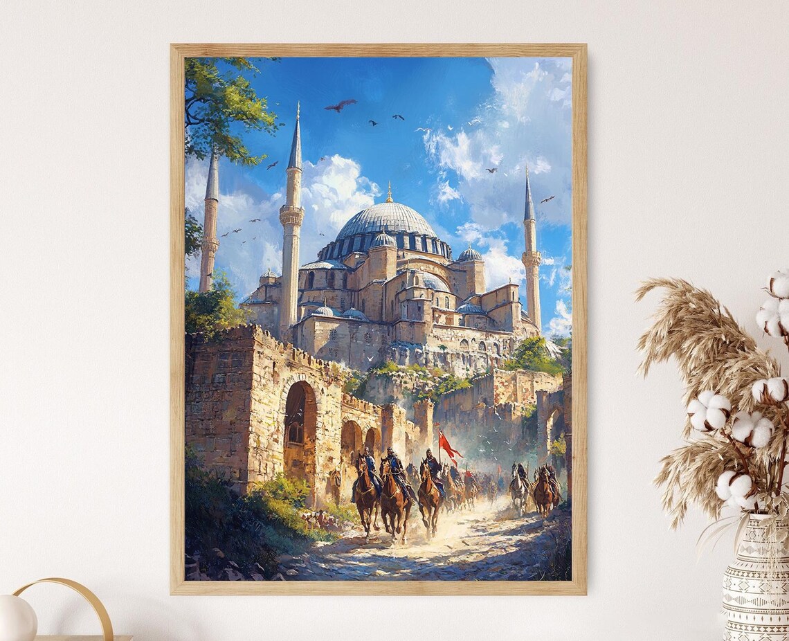 Ottoman Soldiers Entering Istanbul, Osman Hamdi Bey Art Print