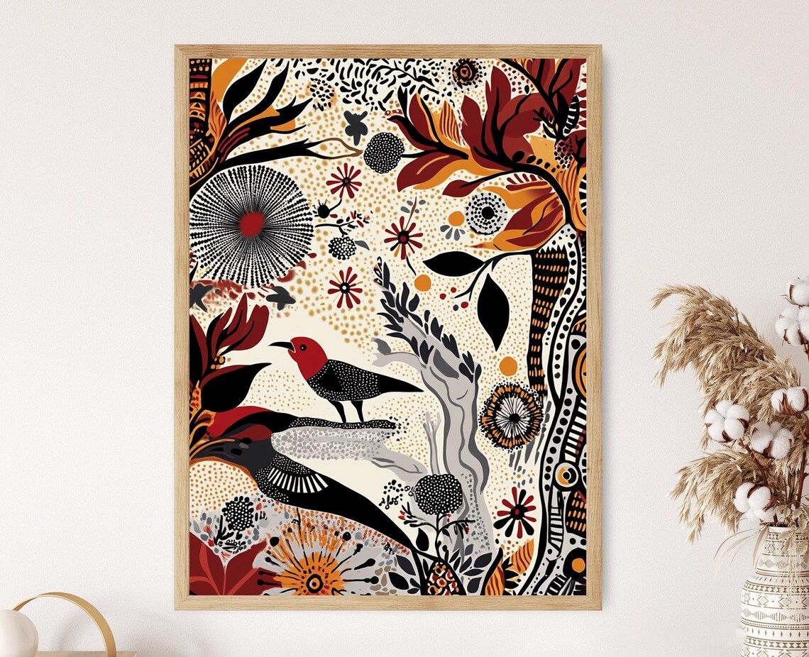 Tiwi Island Bushland Aboriginal Cultural Heritage Poster