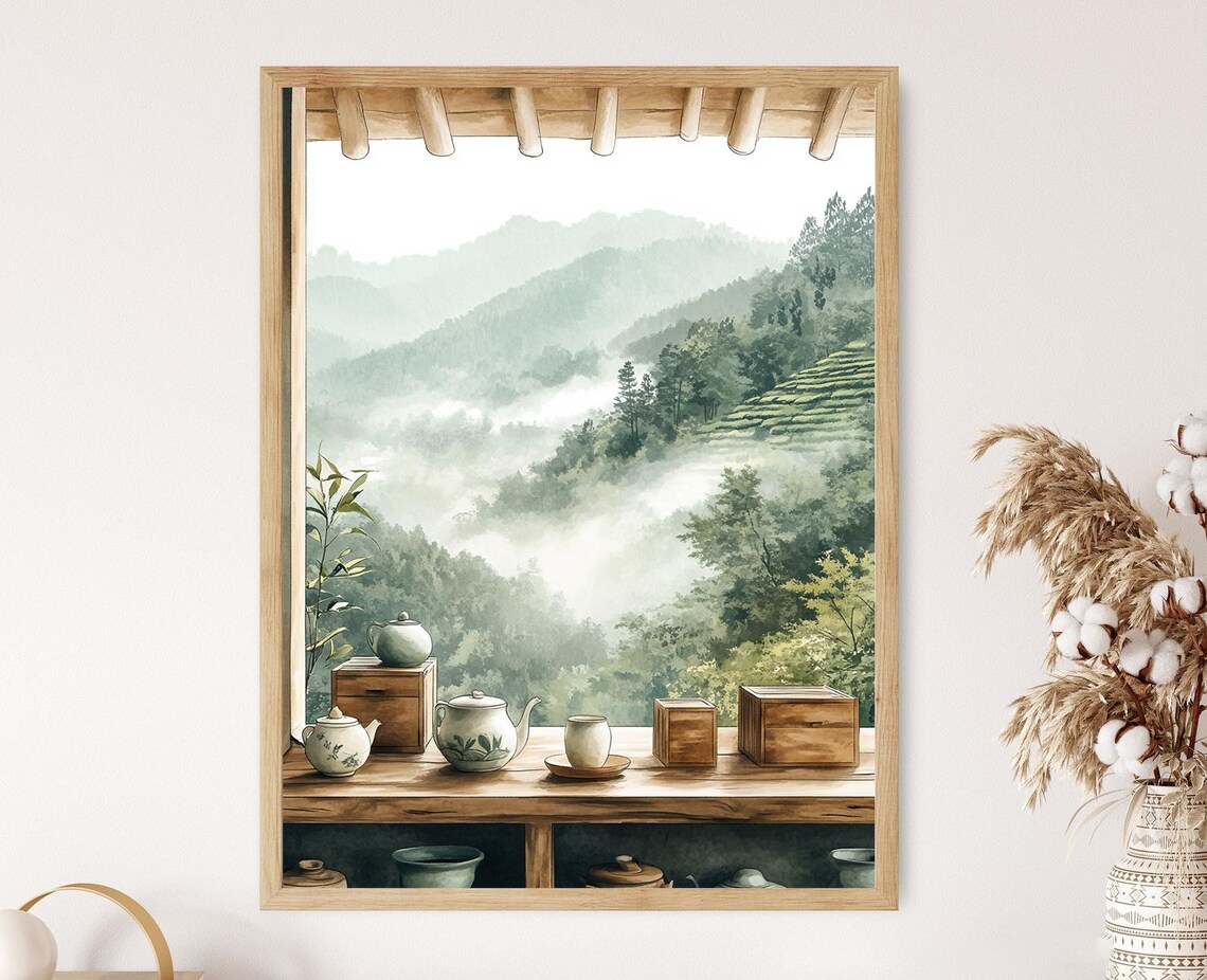 Sylhet Tea Accessories Shop, Coffee & Tea Art Print