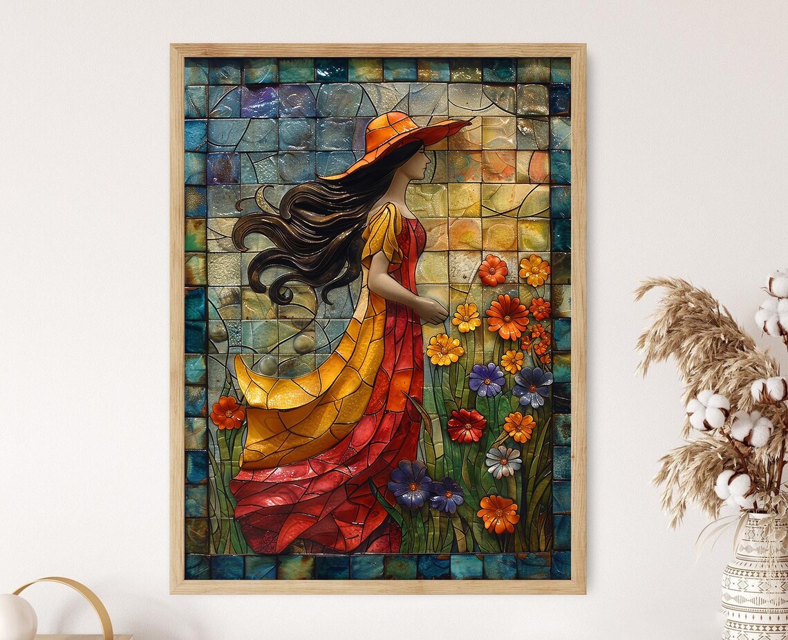 Mexican Talavera Painting, Authentic Art Print