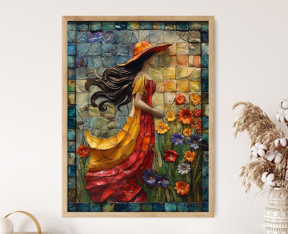Mexican Talavera Painting, Authentic Art Print