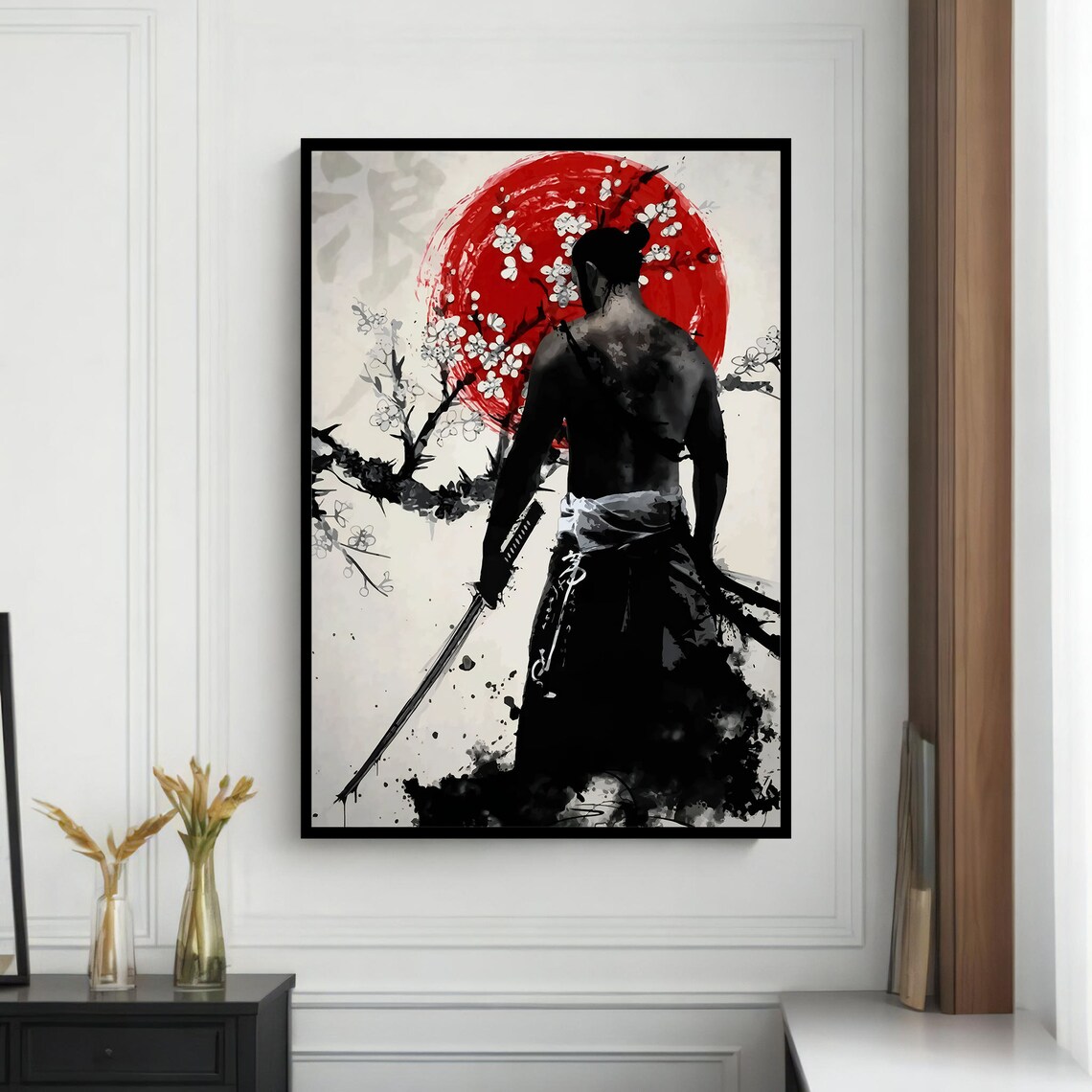 Samurai Warrior, Japanese Home Decor Art Print - Image 4