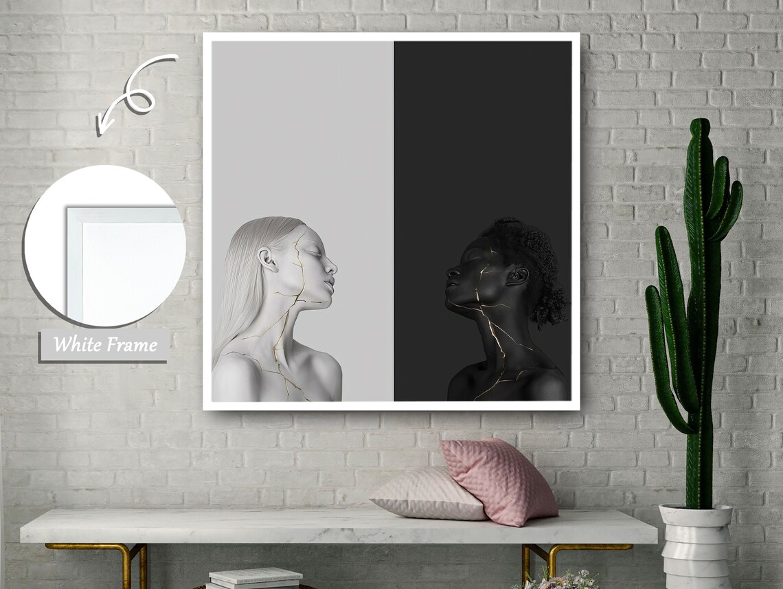 Contrast Of Light And Shadow, Monochrome Art - Image 3