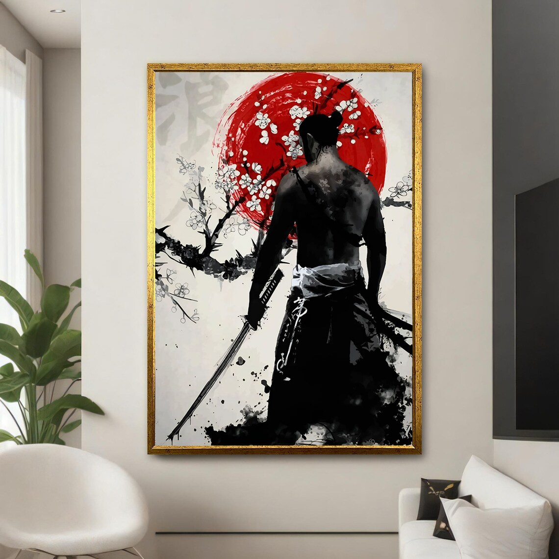 Samurai Warrior, Japanese Home Decor Art Print - Image 5