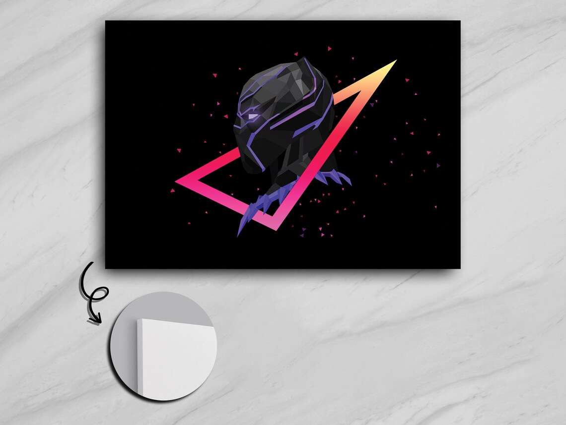 Galactic Panther, Futuristic Modern Graphic Art - Image 5