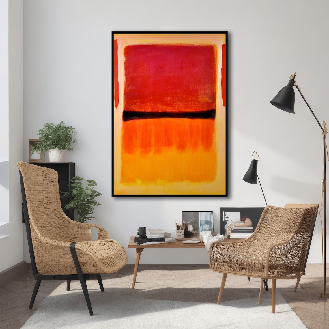 Mark Rothko Abstract Art, Expressionist Decor - Image 3