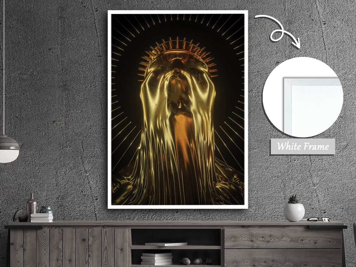 Golden Hands Art, Luxurious Hand Painting - Image 2