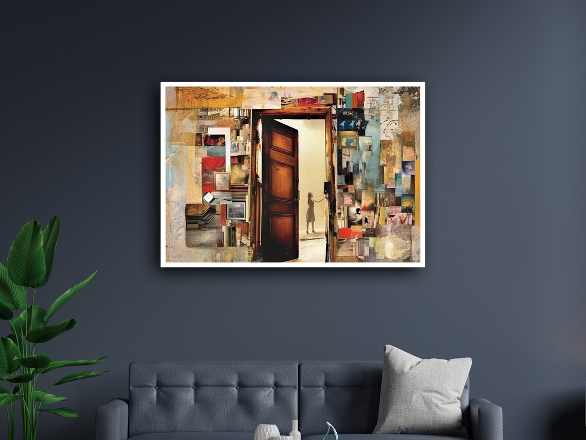 Doorway To Memories, Nostalgic Interior Design Art - Image 4
