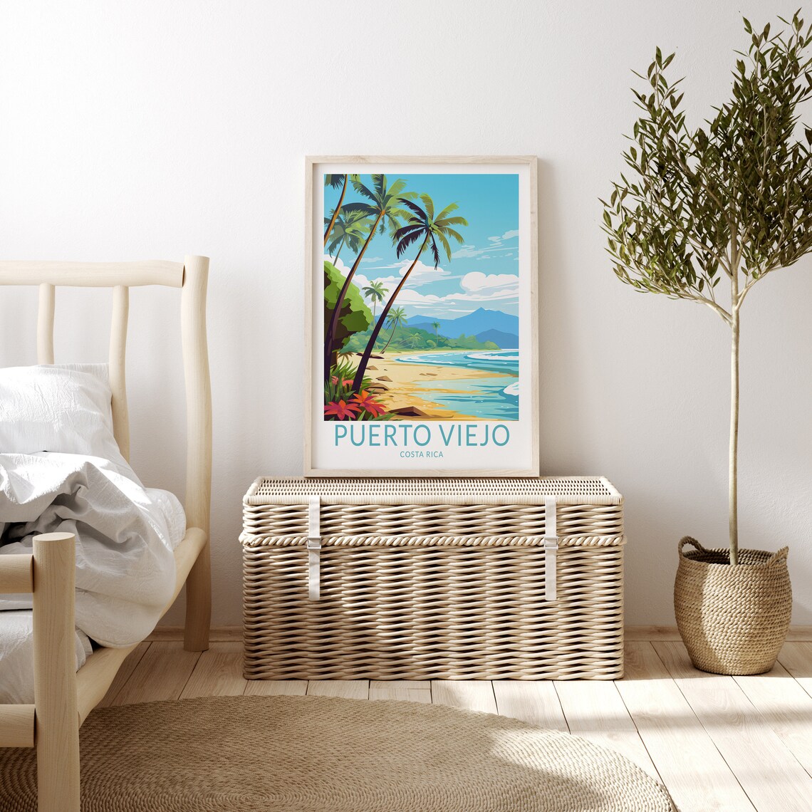 Puerto Viejo Costa Rica Travel Poster, Travel Art Print - Image 3