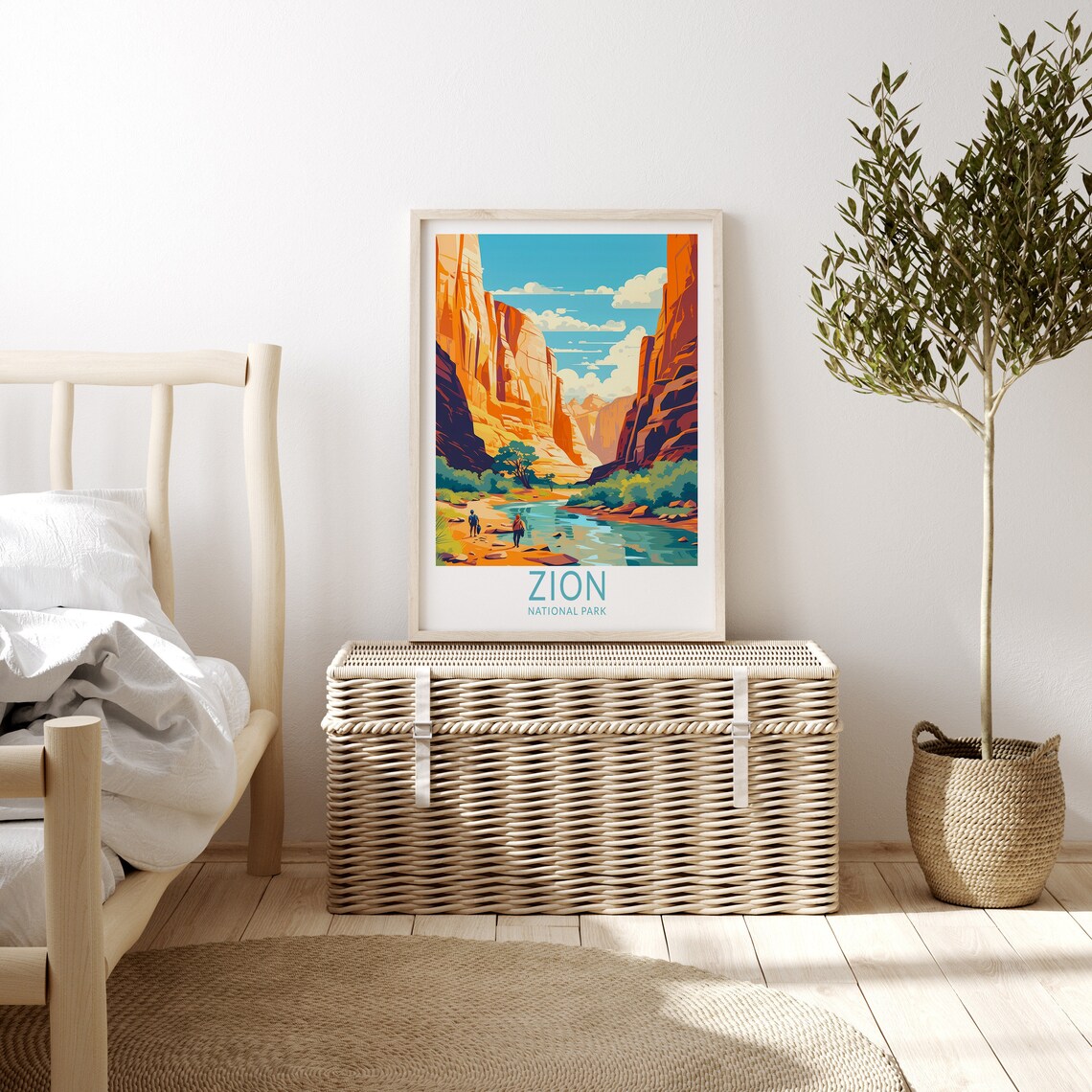 Zion National Park Personalized Travel Poster - Image 3
