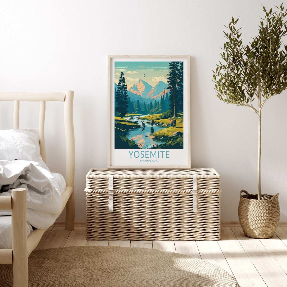 Yosemite Travel Poster, California National Park Print - Image 3