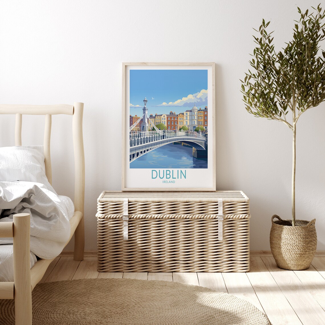 Dublin Ireland Travel Wall Art Poster Print - Image 3