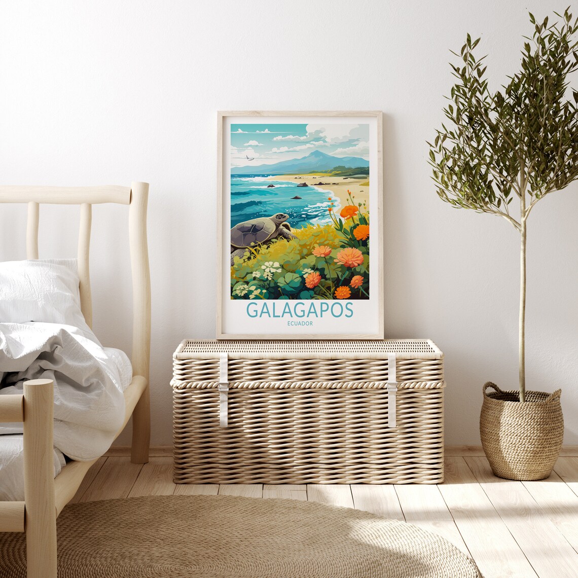 Galpagos Islands Travel Poster, Ecuador Wall Art - Image 3