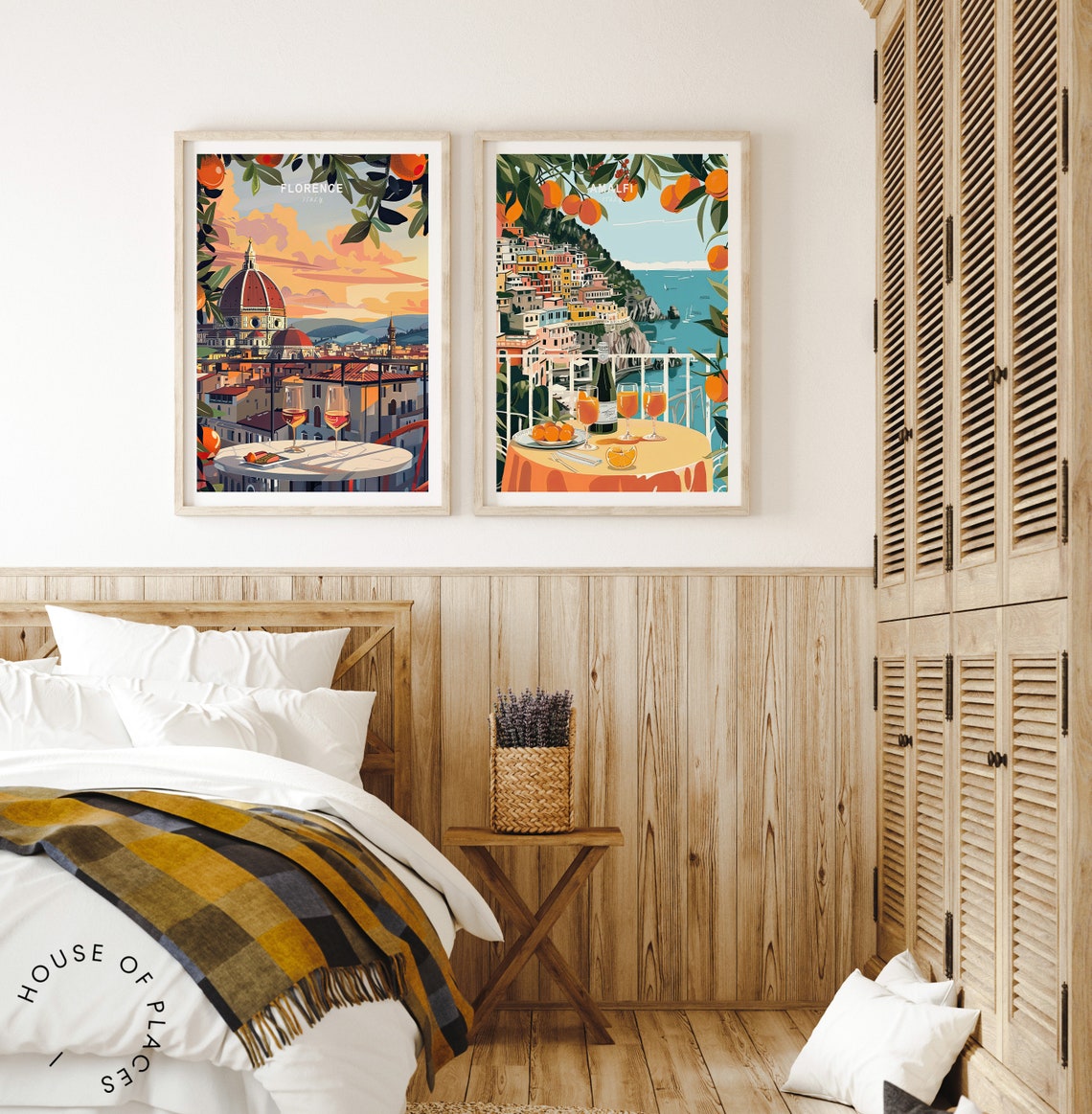 Florence Italy City Print Florence Italy Sunset Poster Italy Wall Art Decor Italy Spritz Poster Honeymoon Gifts Travel Poster - Image 3