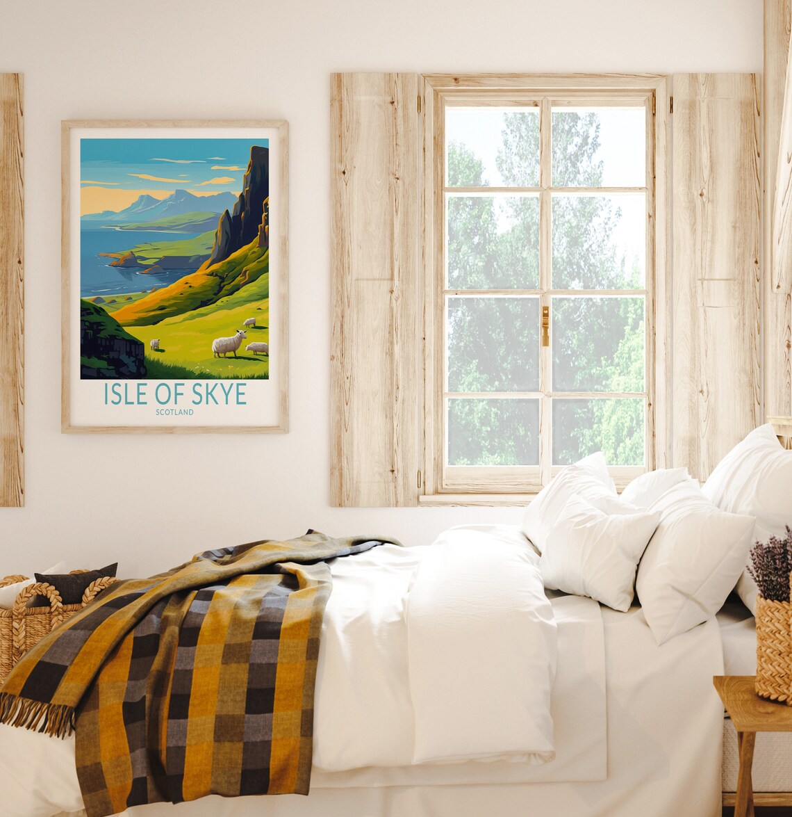 Isle Of Skye Scotland Travel Poster, Coast Wall Decor - Image 2