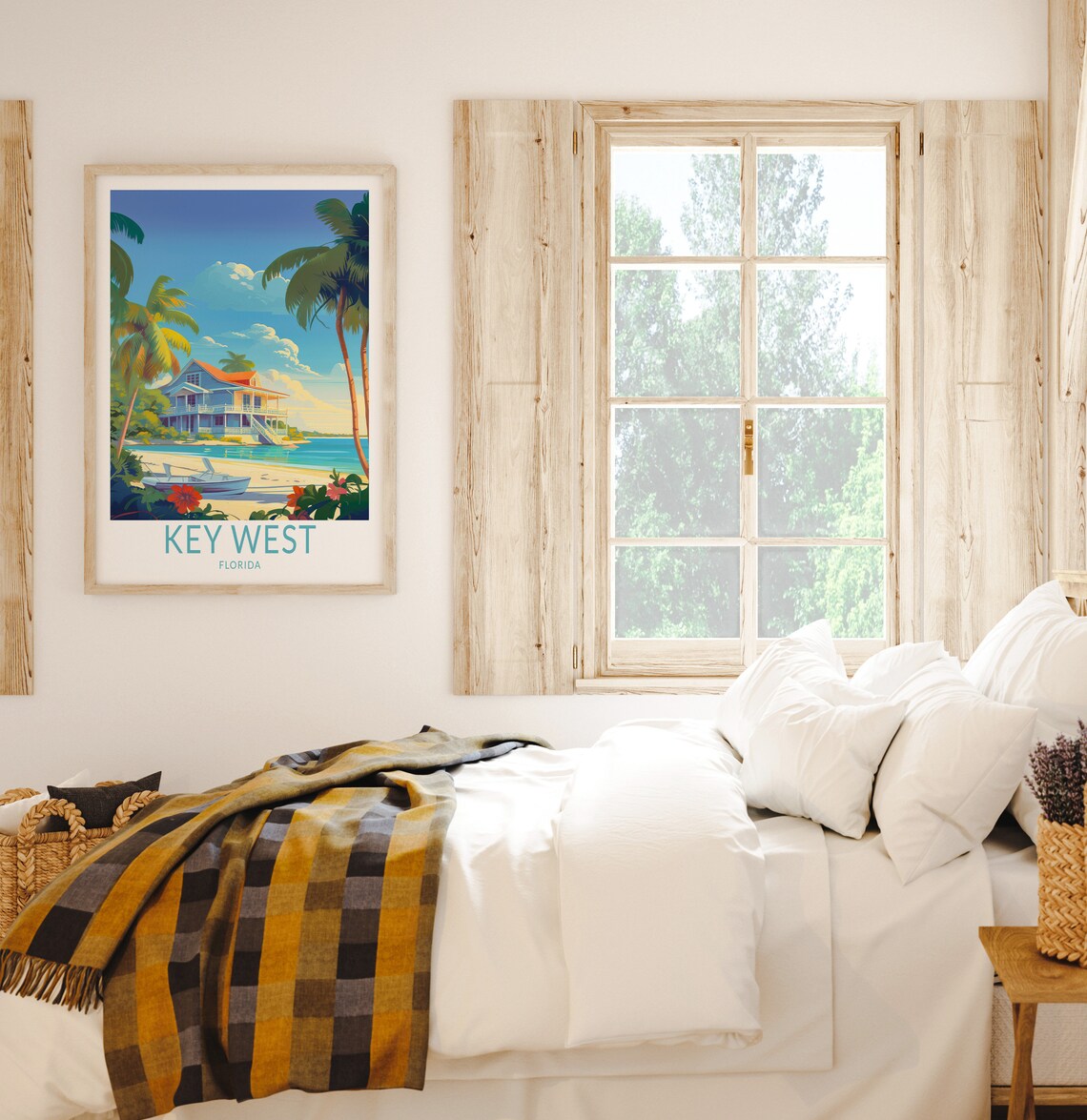 Key West Travel Poster, Florida Island Art Print - Image 2