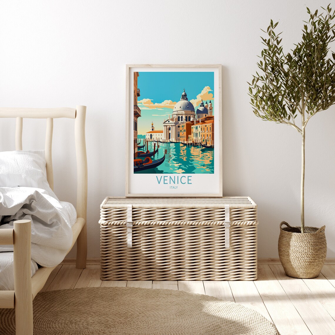 Venice Italy Travel Poster, European City View - Image 3