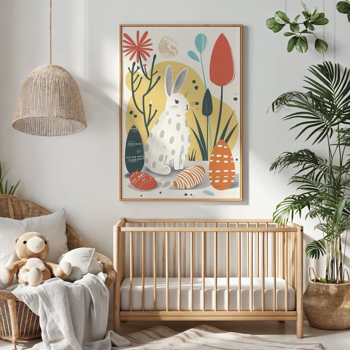 Easter Bunny, Easter Nursery Decor - Image 2