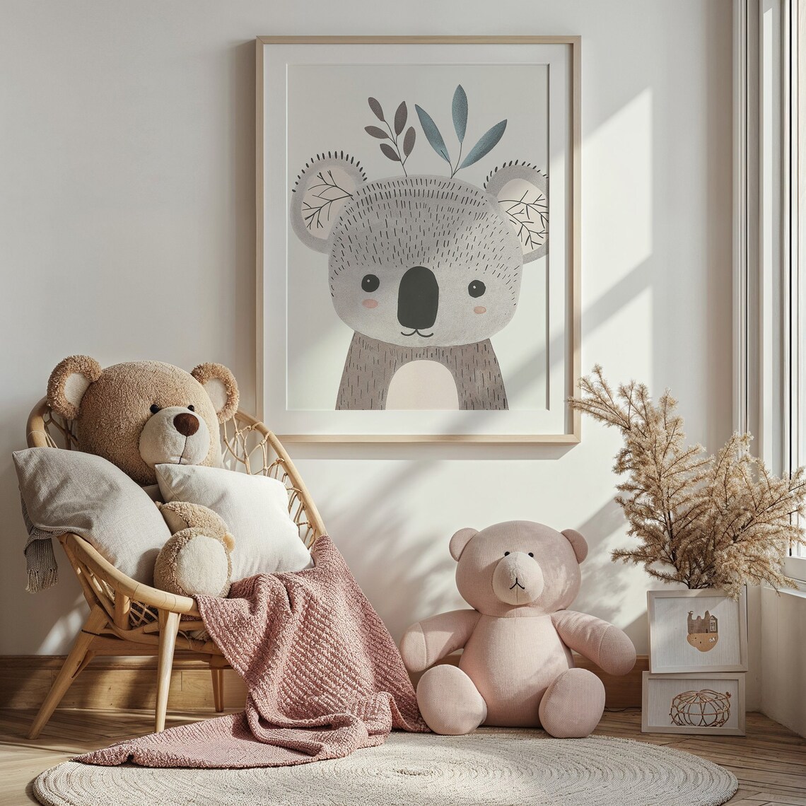 Koala Nursery Wall Art Print, Kids Room Decor - Image 3
