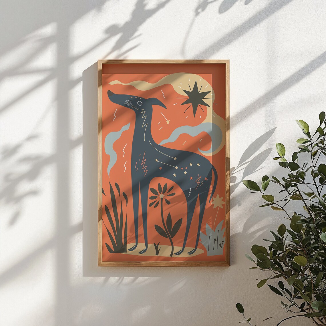 Playful Shapes and Animals Nursery Art Print - Image 5