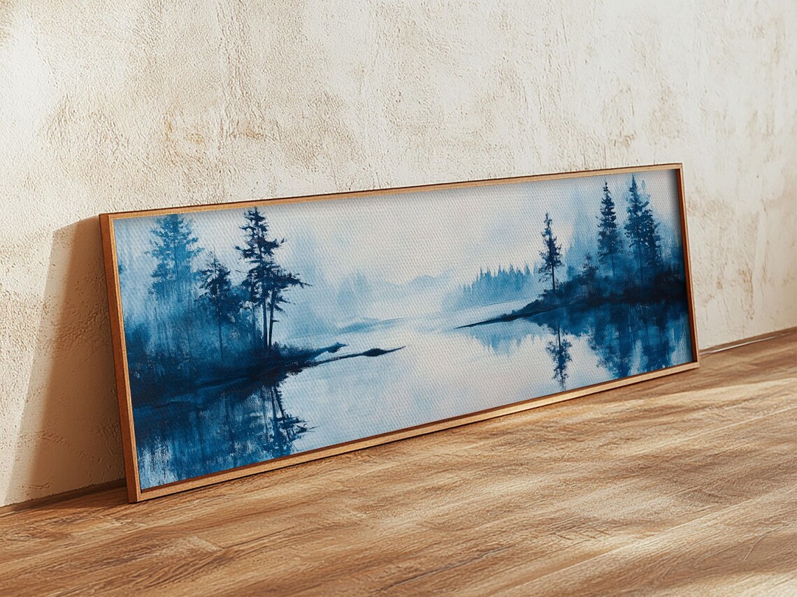 Smoky Mountain Birch Tree Art Print, Rustic Cottagecore - Image 4