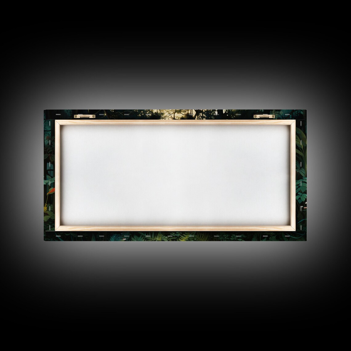 Forest Trees Jungle Panoramic Landscape Art Print - Image 3