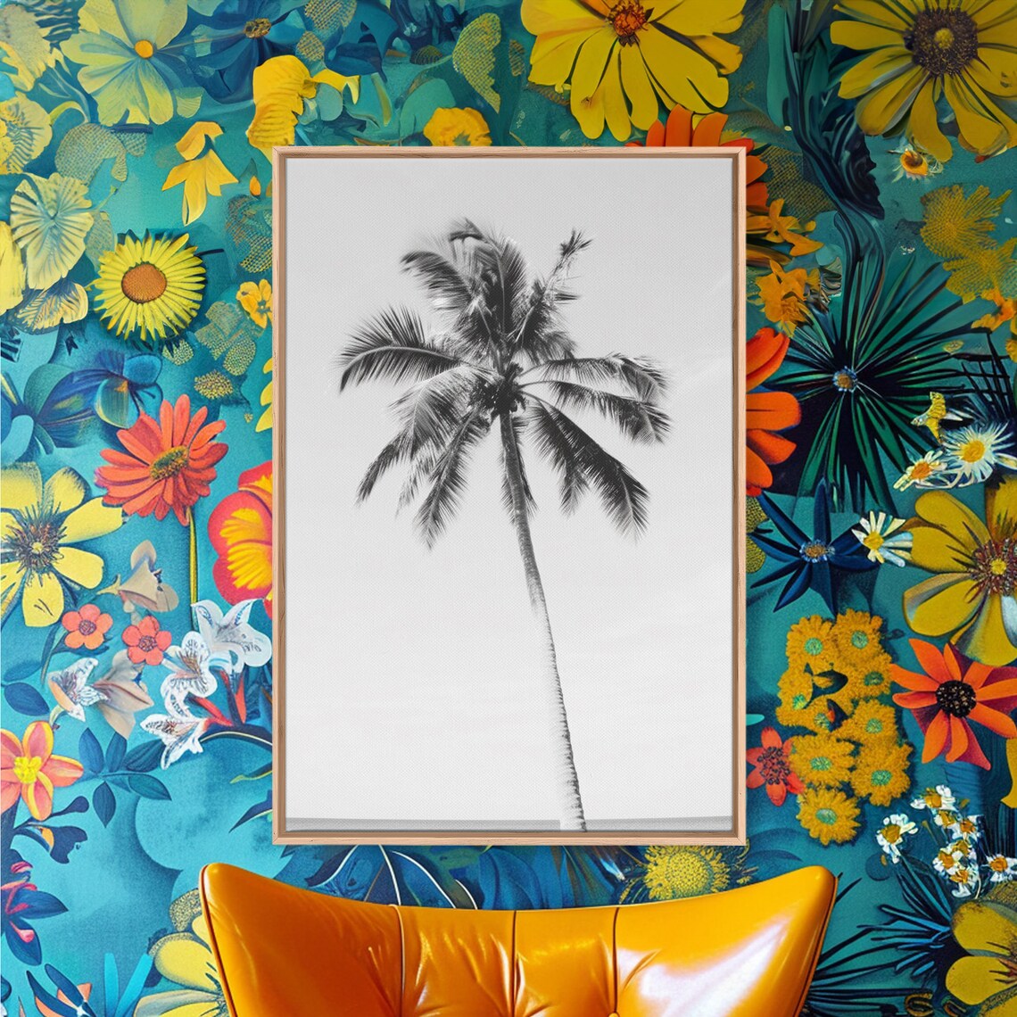 Palm Tree Minimalist Art Print, Black And White - Image 4