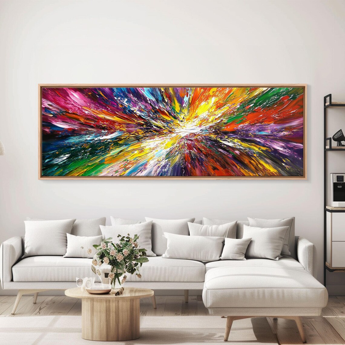 Light Tunnel Abstract Art Print, Color Splash - Image 4