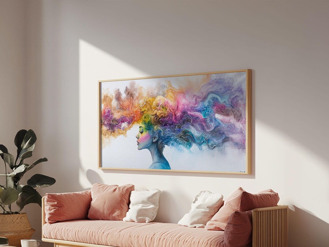 Mind Blowing Abstract Art, Colorful Rainbow - Image 6