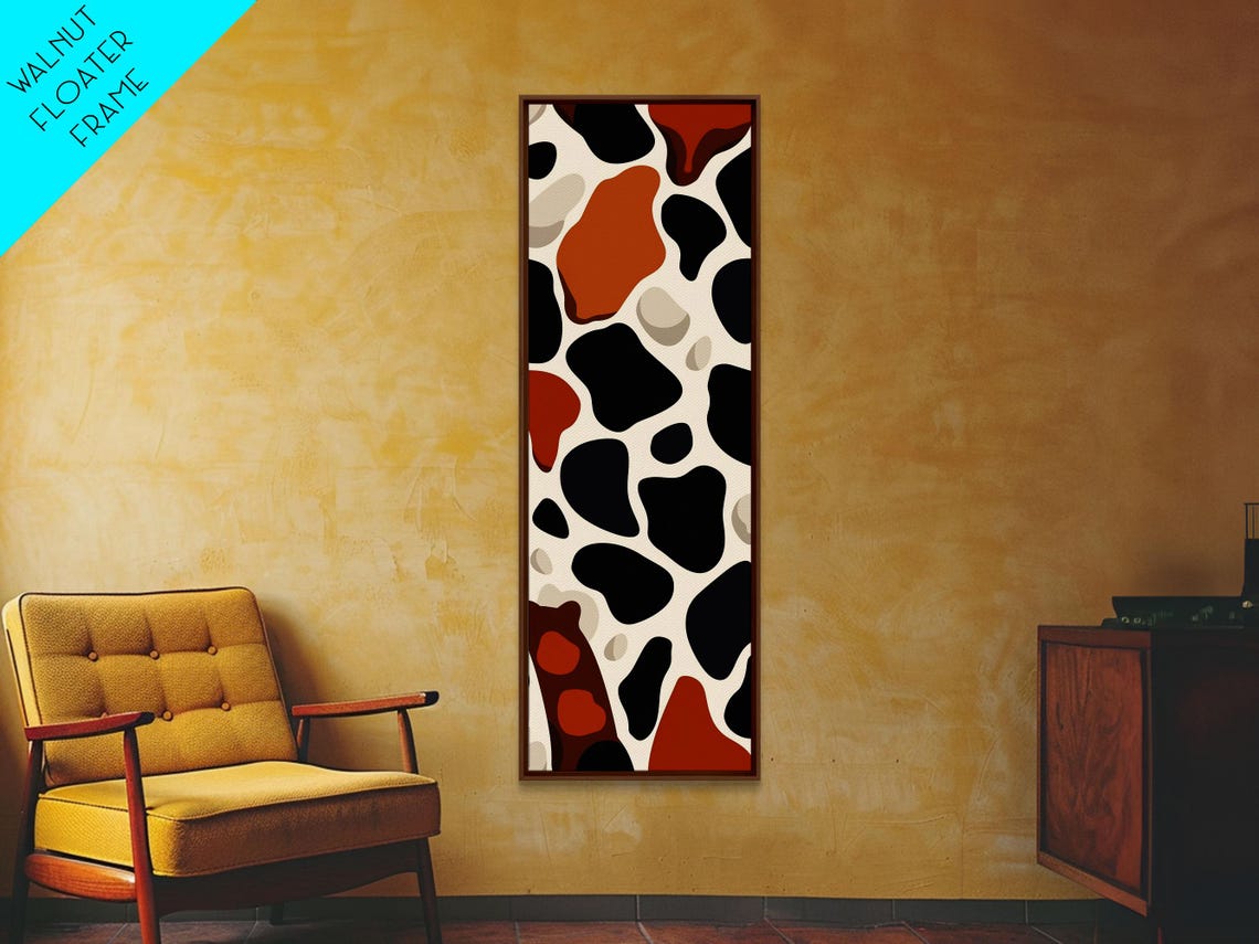 Abstract Stone Pebble Pattern Neutral Tones Modern Art Print - Image 6