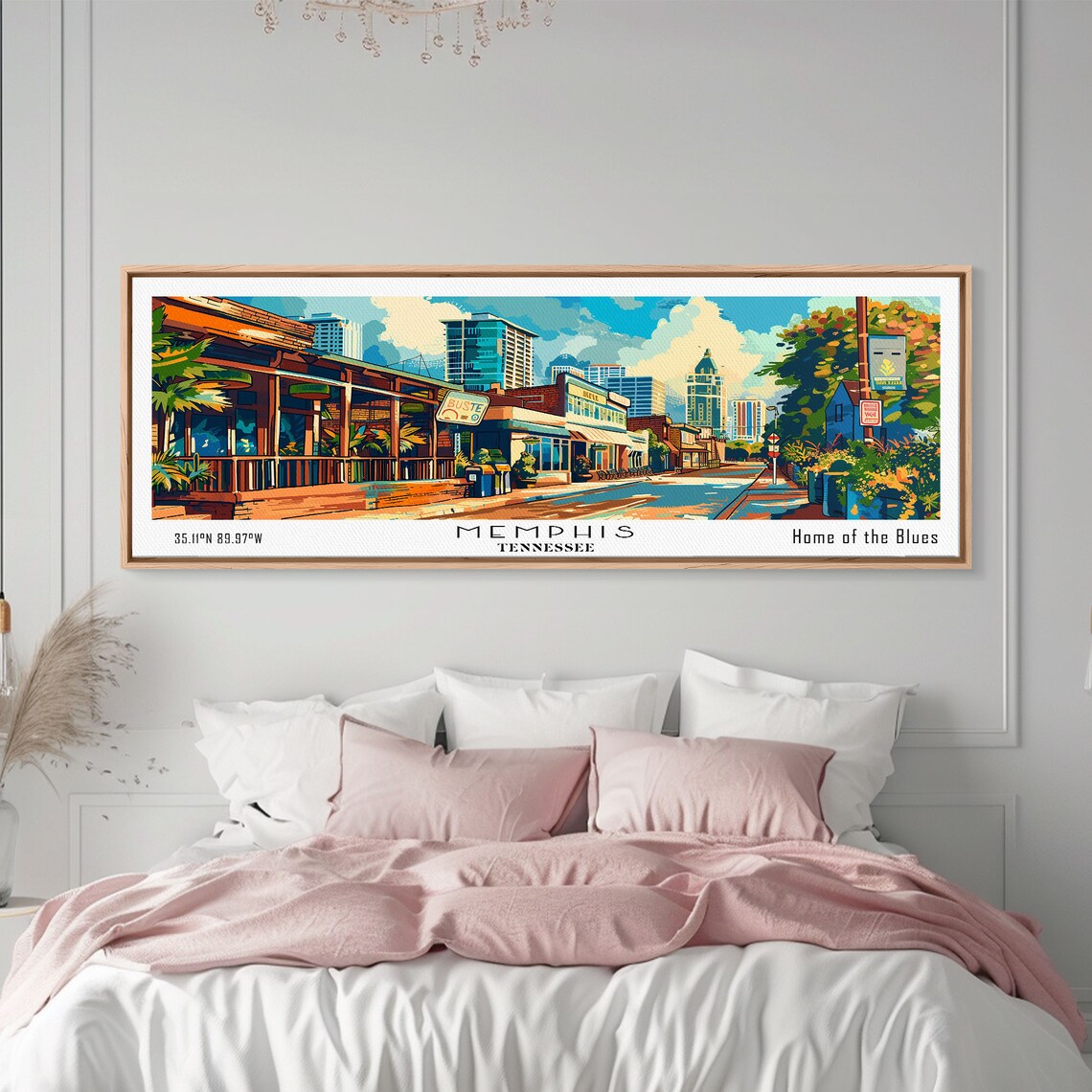 Memphis Tennessee Retro Travel Poster, Mid-Century - Image 3