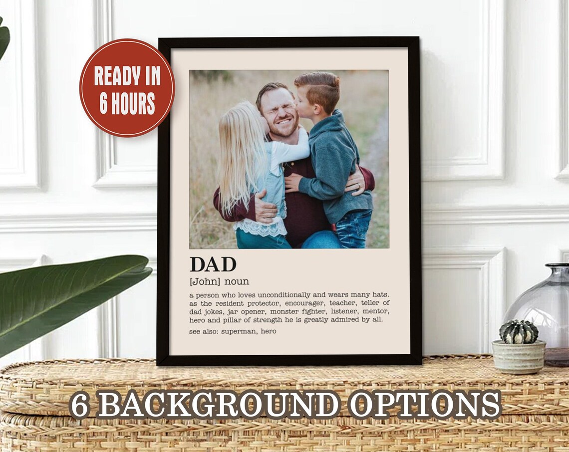 Personalized Dad Definition, Father's Day Gift