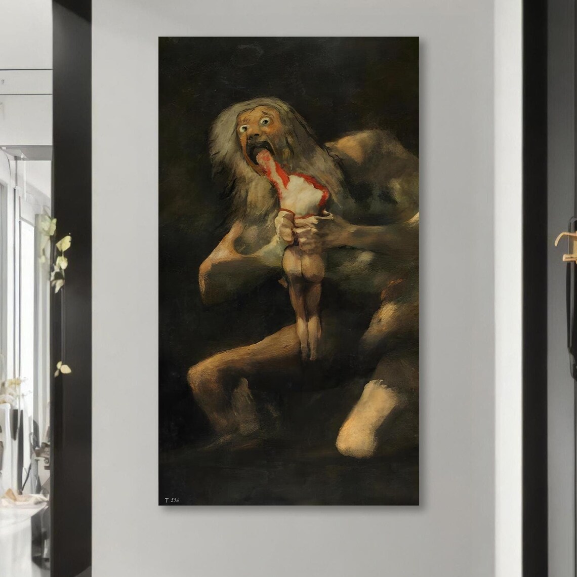 Saturn Devouring His Son, Goya Mythological Art