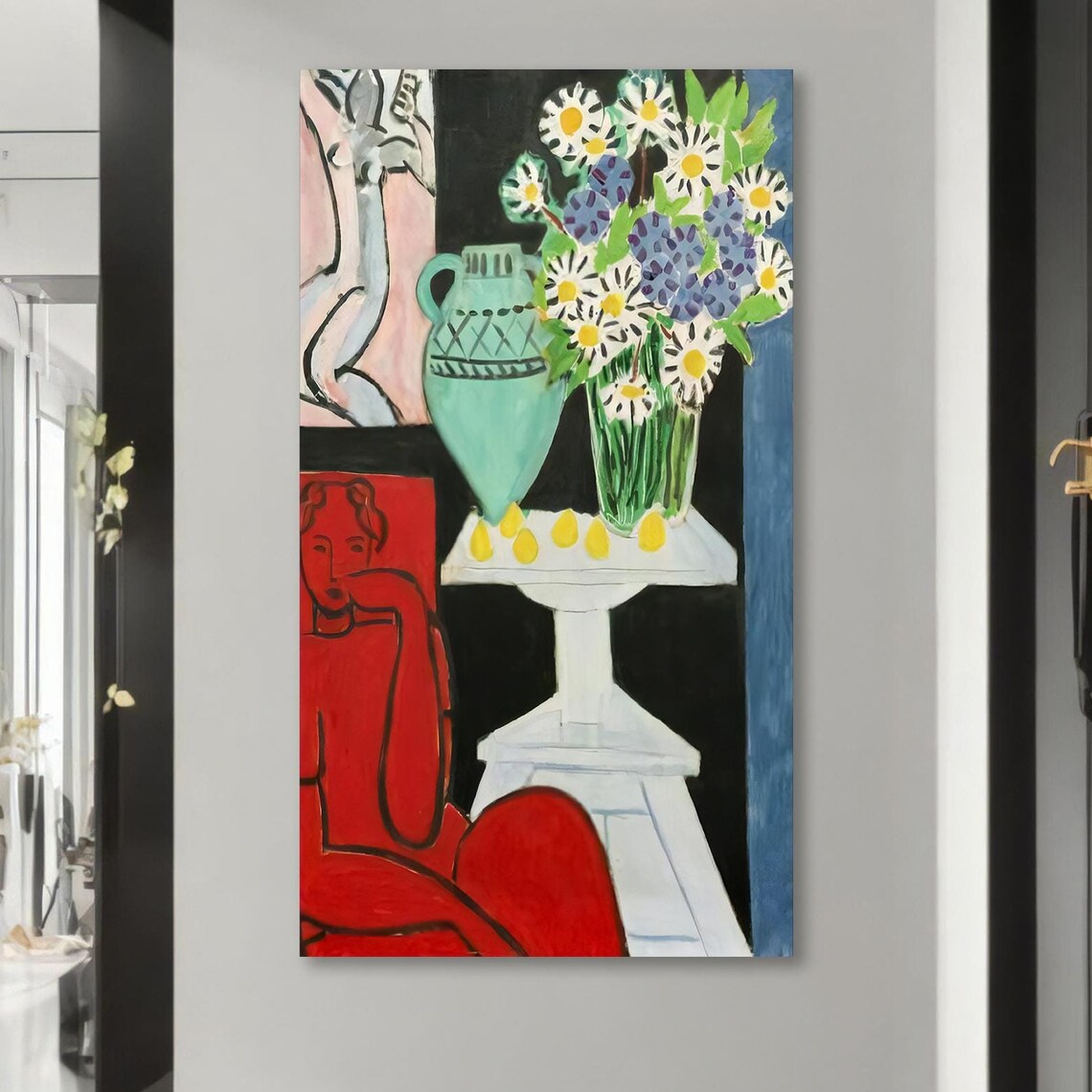 Matisse Inspired Still Life, Modernist Art