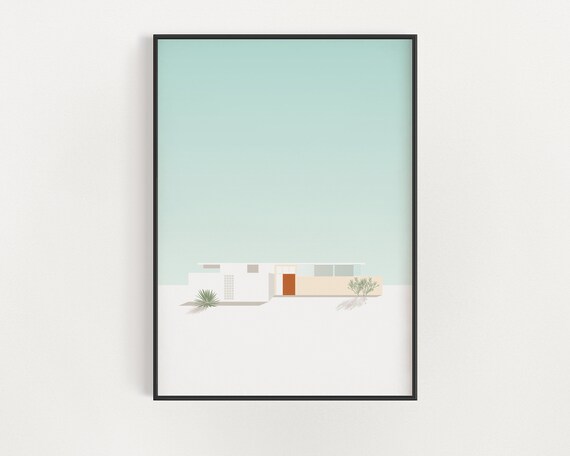 Palm Springs Southwestern Architecture, California Travel Poster