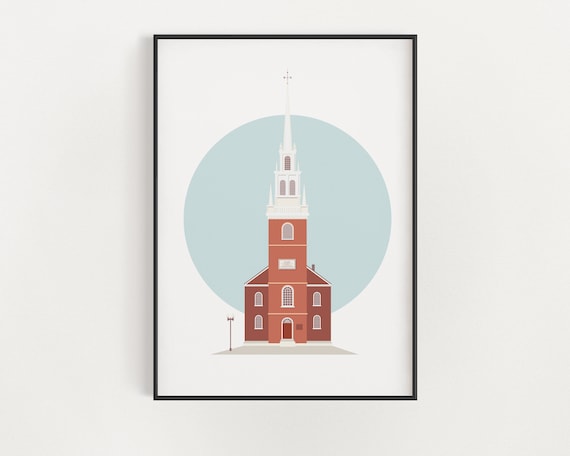 Historic Boston Architecture, Freedom Trail Poster