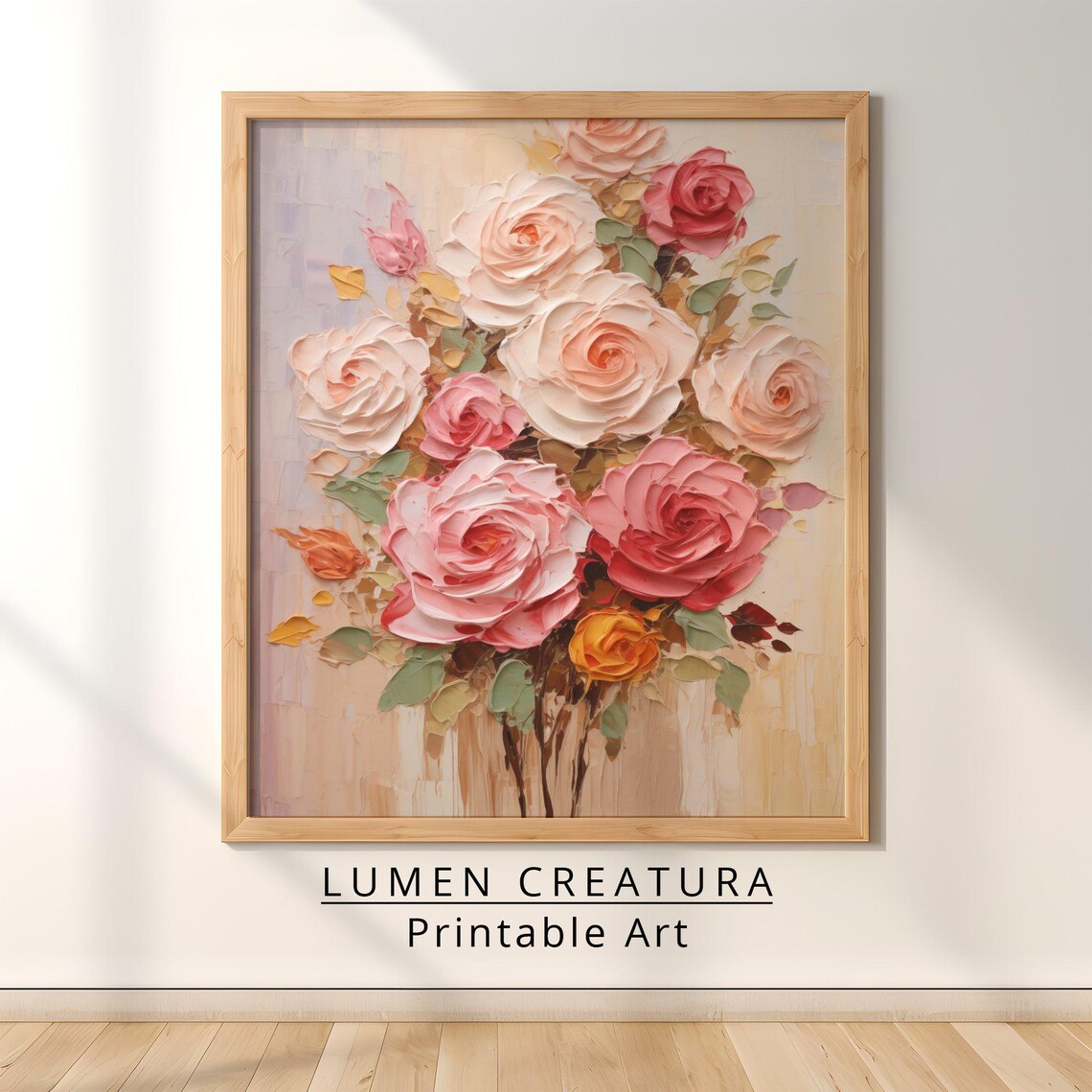 Cute Flowers Valentine’s Day Romantic Decor Print - Image 4