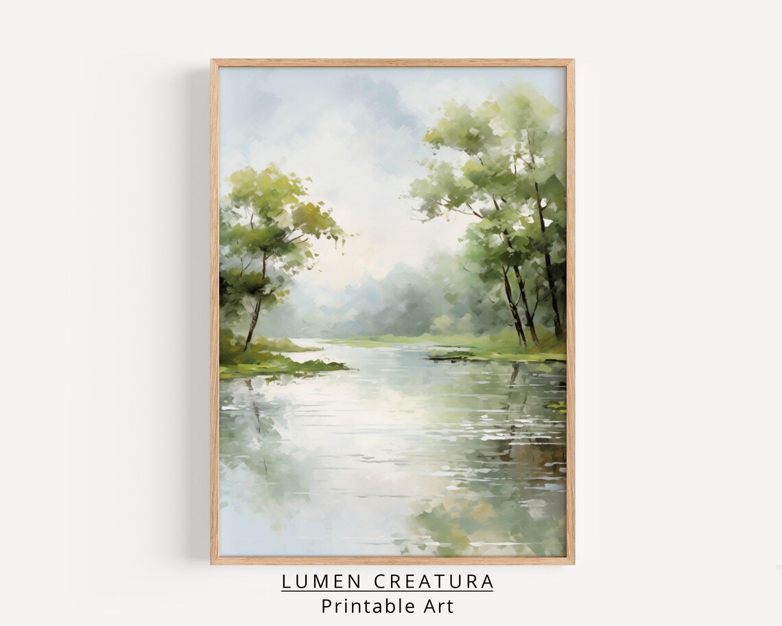 River Art Decor, Vintage French Countryside - Image 4